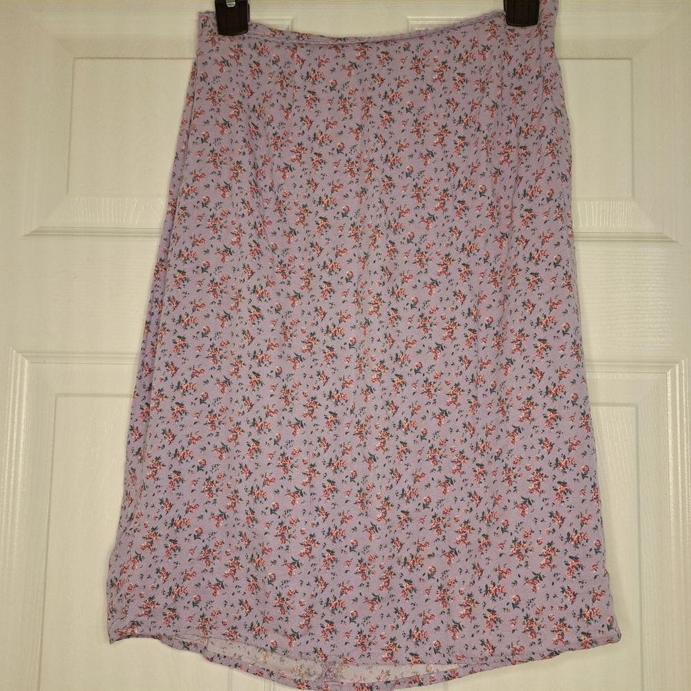 Aeropostale Floral Midi Skirt